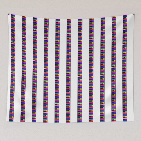 Item preview, Colorful Rainbow Piano Keyboard Art Design for Music Lovers designed and sold by lucy2022.