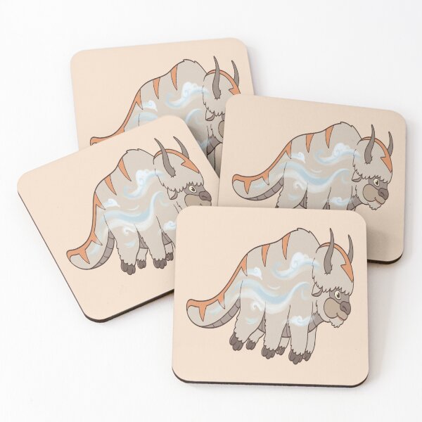 Item preview, Cute Appa Flying Sky Bison Airbending Art designed and sold by Fine-Arts-Lab.