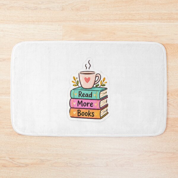 Item preview, Read More Books Cute Book Lover Coffee Sticker – Reading & Bookworm Design designed and sold by LearnFunStore.