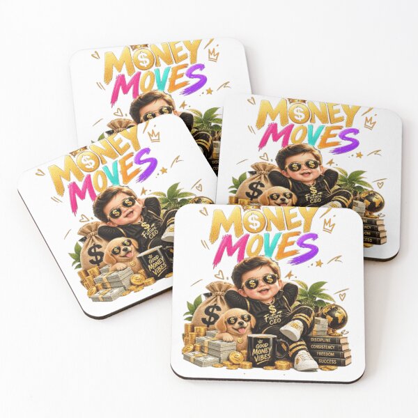 Item preview, Money Moves Chasing Money Not Friends – Cute Money Mindset Baby Butterfly Design designed and sold by GloboStyle Design .