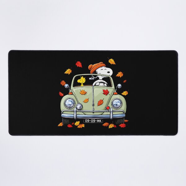 Item preview, Joe Cool Inspired Driving Classic Car With Autumn Leaves designed and sold by EnochCullough.