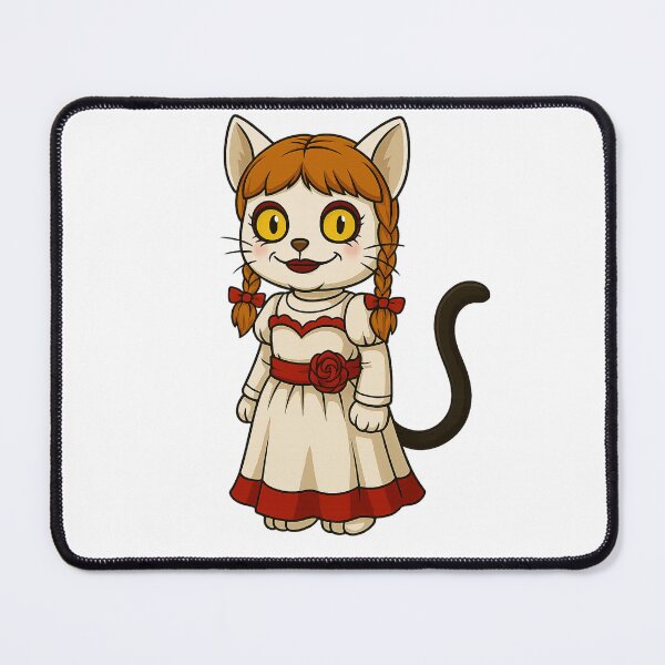 Item preview, Creepy Haunted Doll Cat designed and sold by GingerArtStudio.