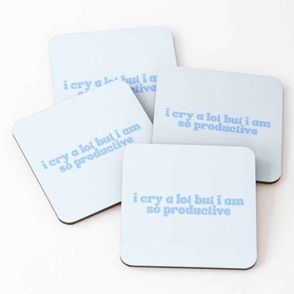 Item preview, I Cry A Lot But I Am So Productive  designed and sold by The Turquoise Brush.