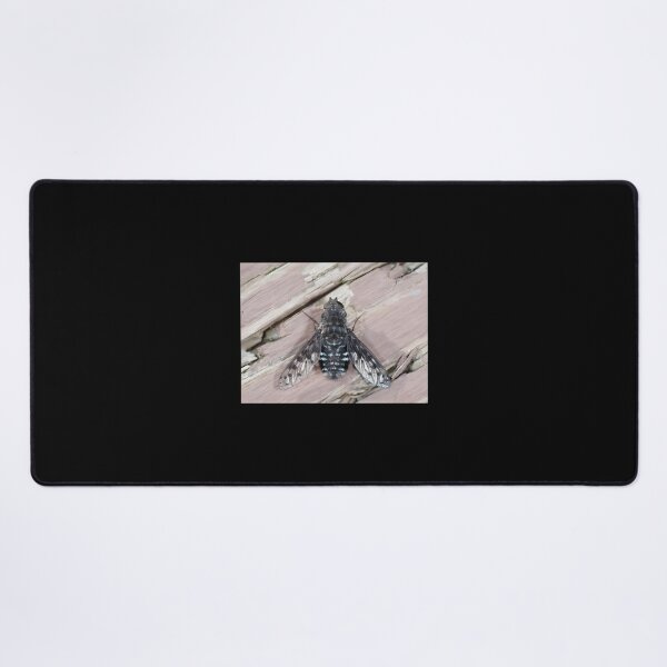 Item preview, Close-Up Illustration of Anthrax Spider Fly with Detailed Wings and Body designed and sold by RobotSnail.