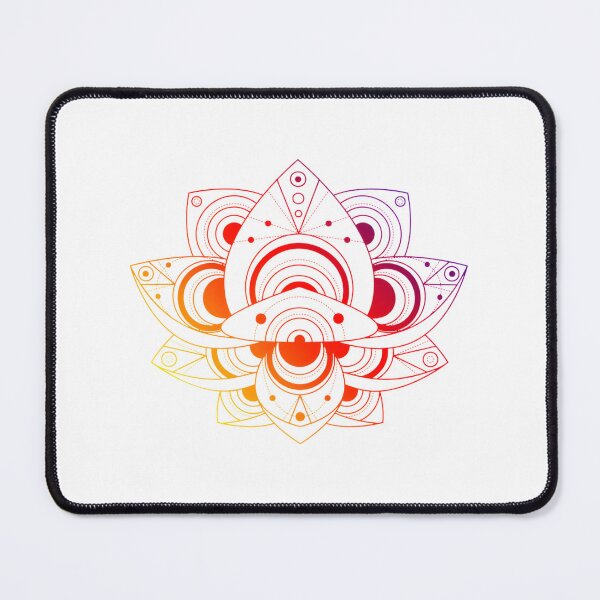 Item preview, Lotus Sacred Geometry Art with Spiritual and Meditative Design designed and sold by carlottamascolo.