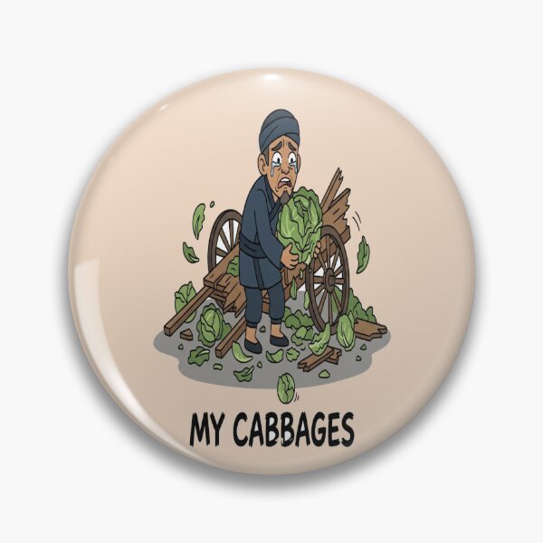Item preview, My Cabbages Funny Cabbage Merchant Avatar Meme Art designed and sold by Fine-Arts-Lab.