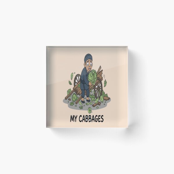 Item preview, My Cabbages Funny Cabbage Merchant Avatar Meme Art designed and sold by Fine-Arts-Lab.