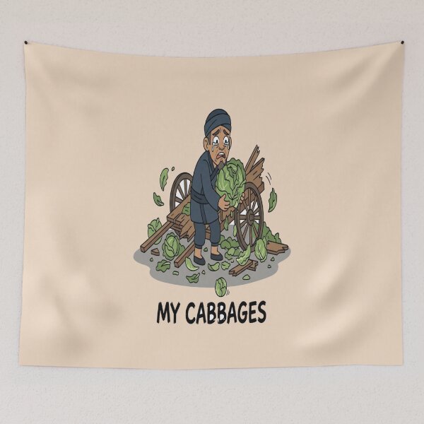 Item preview, My Cabbages Funny Cabbage Merchant Avatar Meme Art designed and sold by Fine-Arts-Lab.