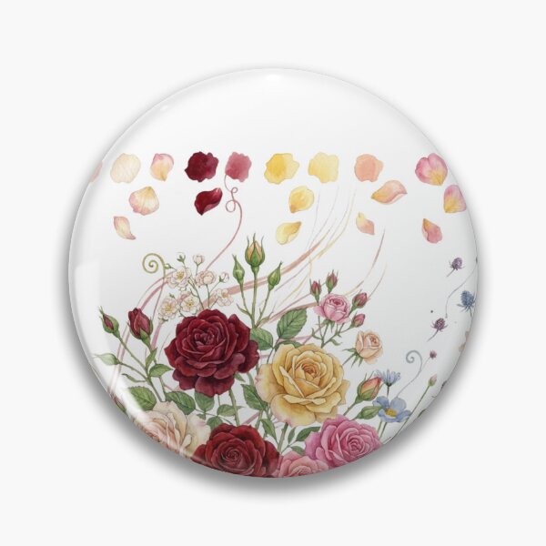 Item preview, Watercolor flowers designed and sold by YBY1981.