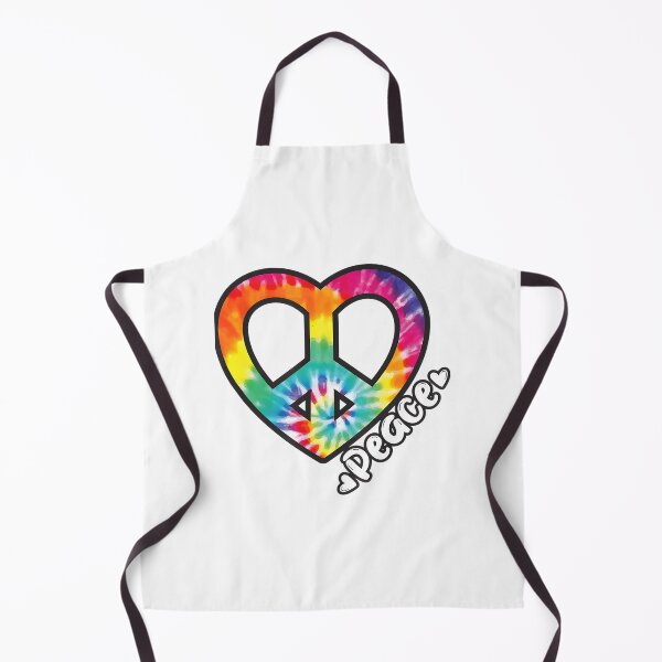 Item preview, Vintage Hippie Peace Tie Dye Heart Design Retro Groovy Style Gift designed and sold by CAROLINE MARTINS.