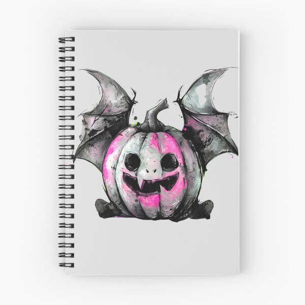 Item preview, Creepy Cute Bat Pumpkin | Spooky Watercolor Dark Art designed and sold by designsdetour.