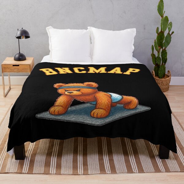 Item preview, Bncmap Angry Gym Workout Bear Fitness Motivation designed and sold by ChristenSellis.