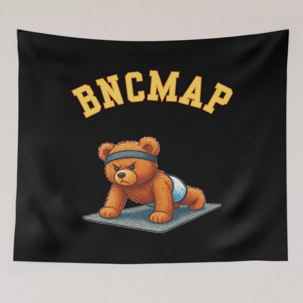 Item preview, Bncmap Angry Gym Workout Bear Fitness Motivation designed and sold by ChristenSellis.