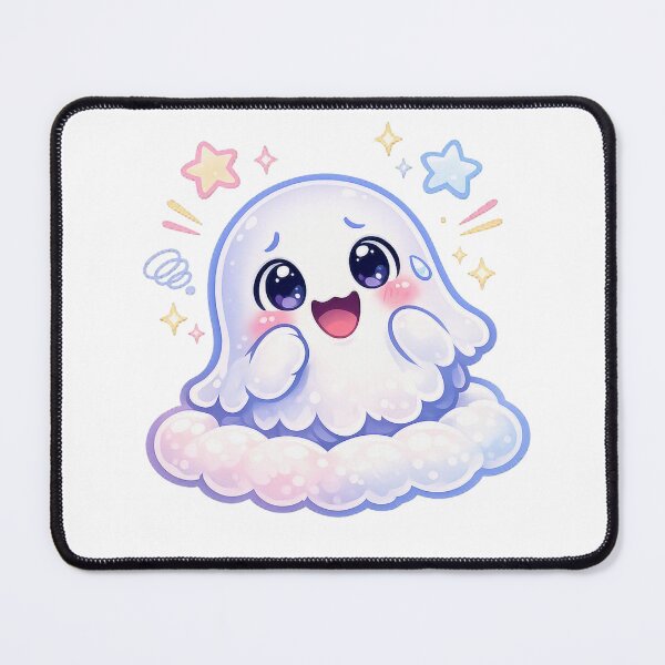 Item preview, Happy Cloud Ghost designed and sold by Sommium .