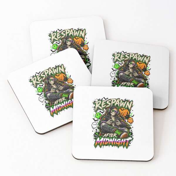 Item preview, Skeleton Gamer Respawn After Midnight Spooky Art designed and sold by Dmo3HarkoArt.