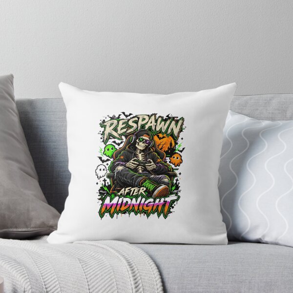 Item preview, Skeleton Gamer Respawn After Midnight Spooky Art designed and sold by Dmo3HarkoArt.