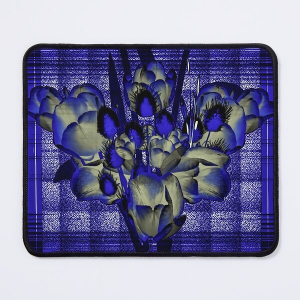 Item preview, Stylized Peony Tulip flower on Plaid designed and sold by Dahneray1.