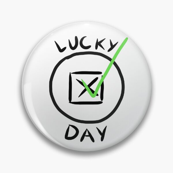 Item preview, Lucky Day Checkmark Hand Drawn Typography Graphic designed and sold by Dzulo.