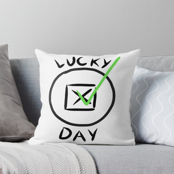 Item preview, Lucky Day Checkmark Hand Drawn Typography Graphic designed and sold by Dzulo.