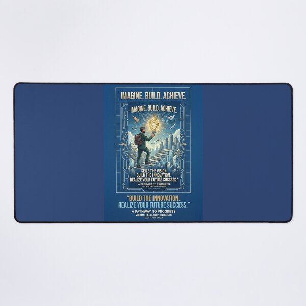 Item preview, Imagine Build Achieve - Pathway to Success Motivation designed and sold by ArtworkNorth.