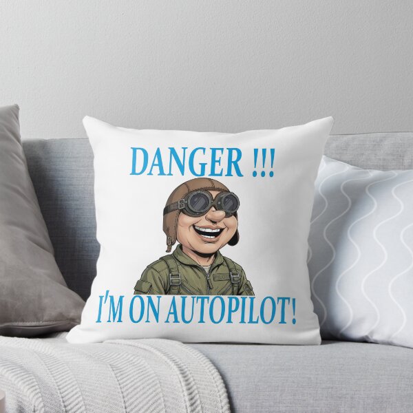 Item preview, Danger! I'm an Autopilot – Funny Pilot Aviation  designed and sold by Ozona.