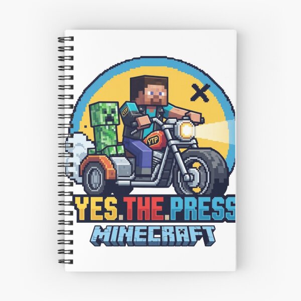 Item preview, Pixel Steve Biker Riding Motorcycle With Creeper designed and sold by Alaric4you.