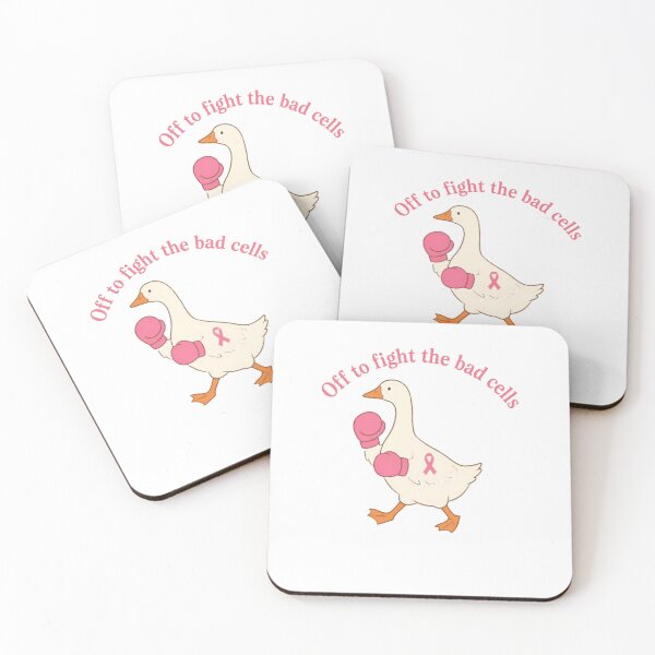 Item preview, Off To Fight The Bad Cells Funny Goose Pink Ribbon Chemo Warrior designed and sold by boisomari.