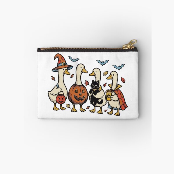 Item preview, Halloween Goose Squad Autumn Lineup designed and sold by Steele-Art.