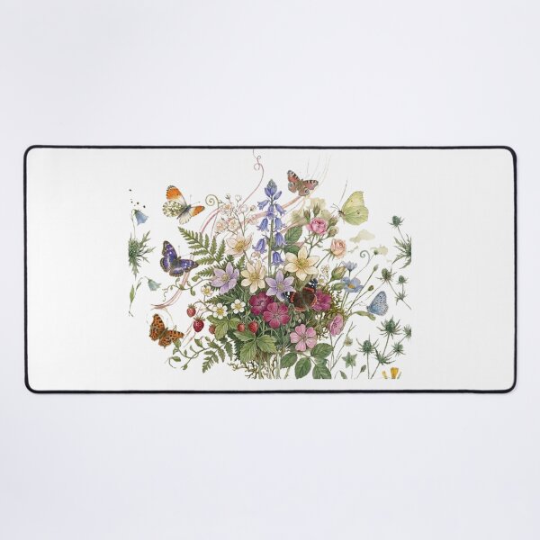 Item preview, Watercolor flowers and butterflies designed and sold by YBY1981.