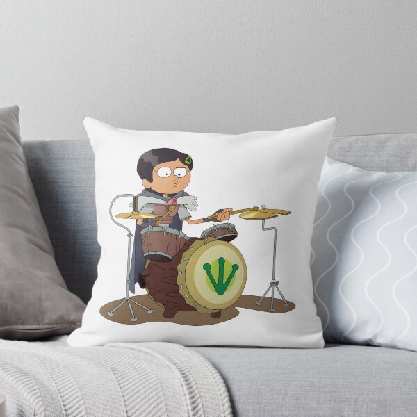 Item preview, Drummer Marcy Wu Inspired Amphibia Character Illustration designed and sold by colinkelly.