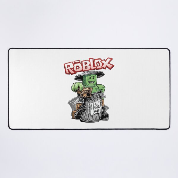 Item preview, Funny Trash Can Blocky Gamer Holding Golden Gun designed and sold by Alaric4you.