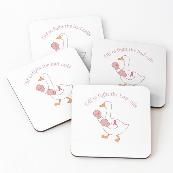 Item preview, Off to Fight Bad Cells Breast Cancer Goose designed and sold by boisomari.