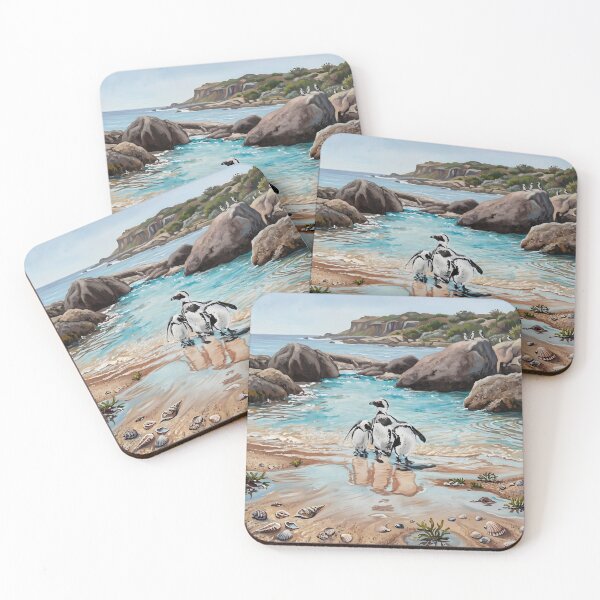 Item preview, Cape Town Boulders Beach Travel Poster – South Africa designed and sold by POSTERIOCREW.
