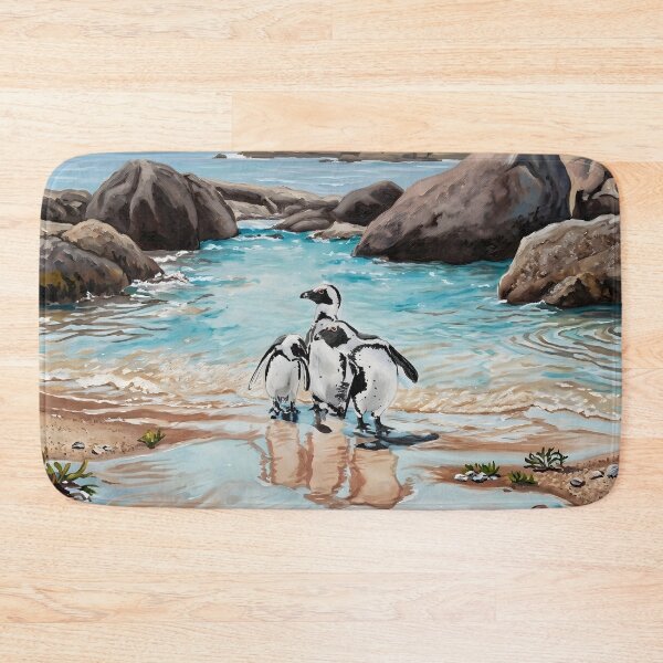 Item preview, Cape Town Boulders Beach Travel Poster – South Africa designed and sold by POSTERIOCREW.