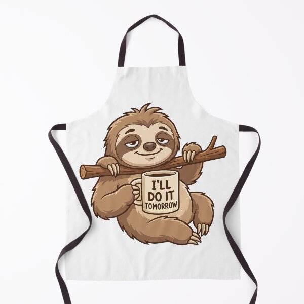 Item preview, Do It Tomorrow Sloth Mug designed and sold by Flamocha.