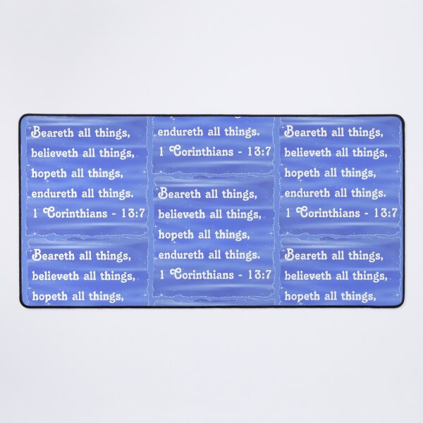 Item preview, Christian Bible Verse 1 Corinthians - 13:7 designed and sold by kristalcurt.