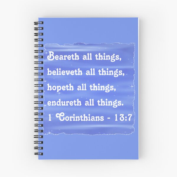 Item preview, Christian Bible Verse 1 Corinthians - 13:7 designed and sold by kristalcurt.
