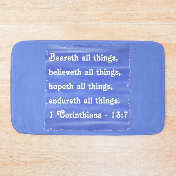Item preview, Christian Bible Verse 1 Corinthians - 13:7 designed and sold by kristalcurt.