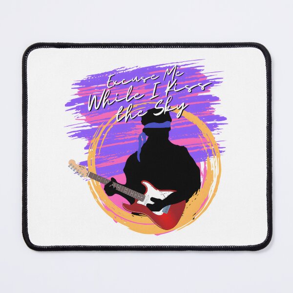 Item preview, Excuse Me While I Kiss the Sky Inspirational Quote Design designed and sold by Kooz1.