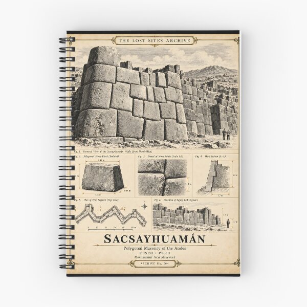 Artikelvorschau, Polygonales Mauerwerk von Sacsayhuamán – Monumentales Inka-Mauerwerk – Cusco, Peru entworfen und verkauft von InkwellOddity.