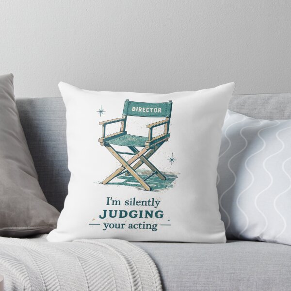 Item preview, Vintage director’s chair – Silently Judging Your Acting designed and sold by Pineapple-Tree.