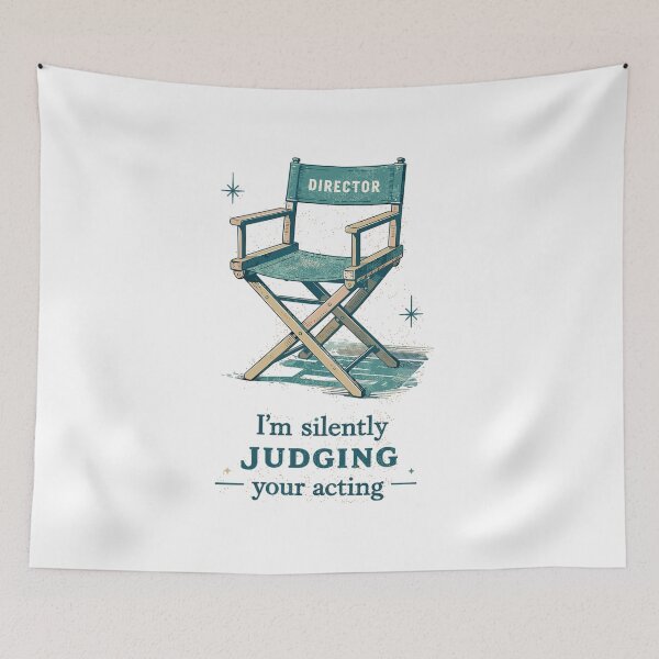 Item preview, Vintage director’s chair – Silently Judging Your Acting designed and sold by Pineapple-Tree.