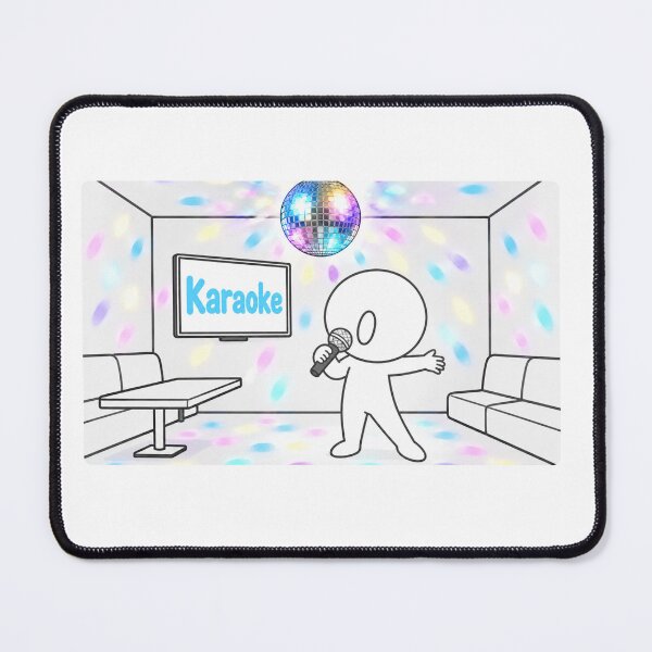 Item preview, Japanese Karaoke Box Party - Disco Mirror Ball Singing Pictogram designed and sold by japan-picto.