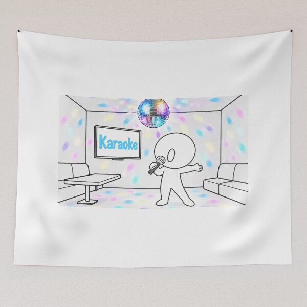 Item preview, Japanese Karaoke Box Party - Disco Mirror Ball Singing Pictogram designed and sold by japan-picto.