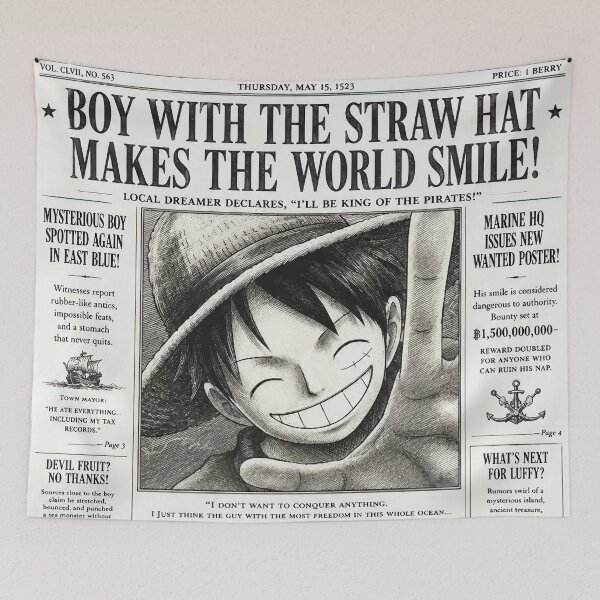 Item preview, The Grand Line Gazette designed and sold by katekrystal.