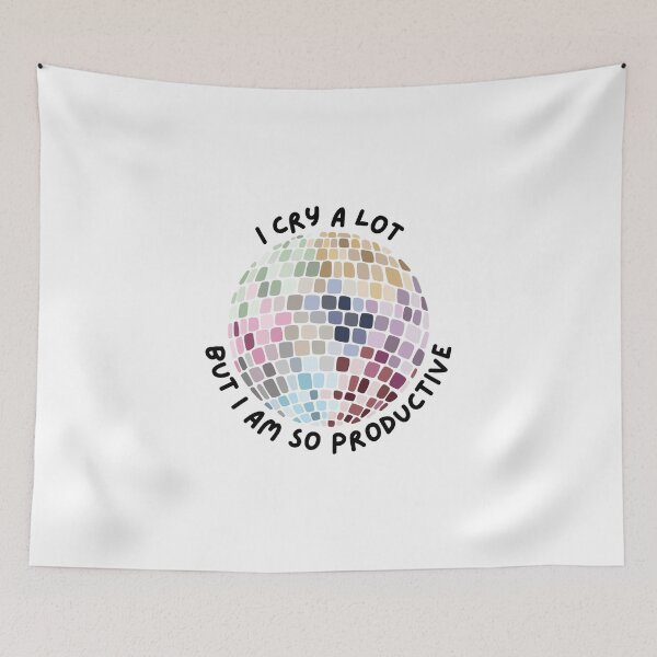 Item preview, I Cry A Lot But I Am So Productive  designed and sold by The Turquoise Brush.