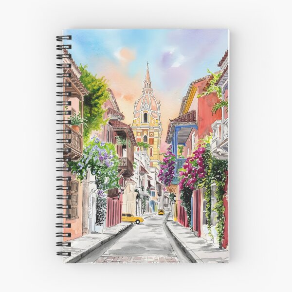 Item preview, Cartagena Colombia Travel Poster – Vintage Coastal Art designed and sold by POSTERIOCREW.