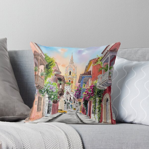 Item preview, Cartagena Colombia Travel Poster – Vintage Coastal Art designed and sold by POSTERIOCREW.