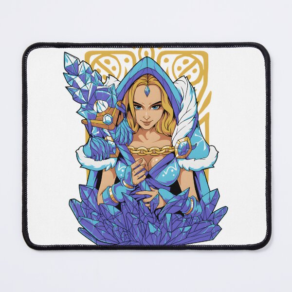 Item preview, Crystal Maiden Inspired Fantasy Ice Sorceress Artwork Design designed and sold by KeshanBusiness.