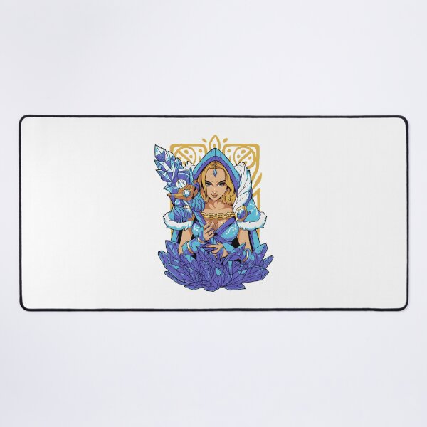 Item preview, Crystal Maiden Inspired Fantasy Ice Sorceress Artwork Design designed and sold by KeshanBusiness.